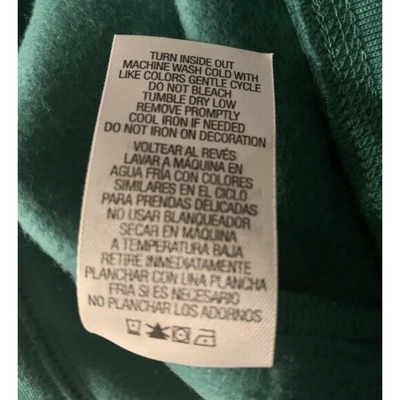 I.b.diffusion Embroidered Sleigh Presents Green Christmas Sweatshirt Size 2X - Picture 5 of 6